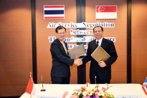 The Kingdom of Thailand and The Republic of Singapore sign agreement on Air Services