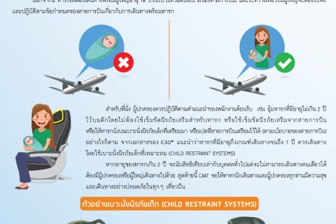 พาทารกขึ้นเครื่องบินอย่างไรให้ปลอดภัยที่สุด?
