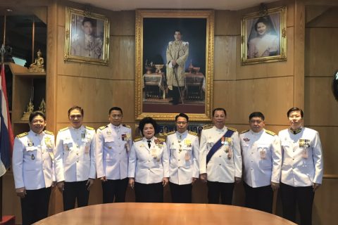 CAAT เฝ้าฯรับเสด็จพระบาทสมเด็จพระเจ้าอยู่หัว