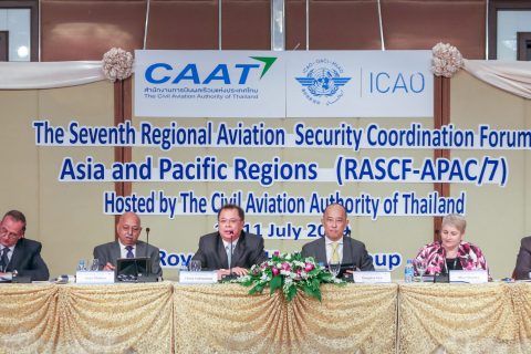 CAAT เป็นเจ้าภาพการประชุม Regional Aviation Security Coordination Forum Asia and Pacific Region ครั้งที่ 7