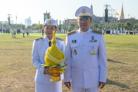 กพท. ร่วมพิธีถวายพานพุ่มดอกไม้และพิธีถวายบังคม เนื่องในวันคล้ายวันพระบรมราชสมภพพระบาทสมเด็จพระบรมชนกาธิเบศร มหาภูมิพลอดุลยเดชมหาราช บรมนาถบพิตร
