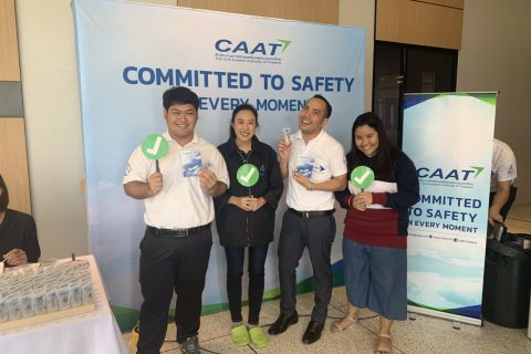 CAAT ร่วมกิจกรรมค่ายเตรียมศึกษาต่อวิศวกรรมการบินและนักบินพาณิชย์ KMITL