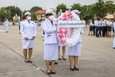 สำนักงานการบินพลเรือนแห่งประเทศไทย ร่วมวางพวงมาลาเนื่องในวันปิยมหาราช