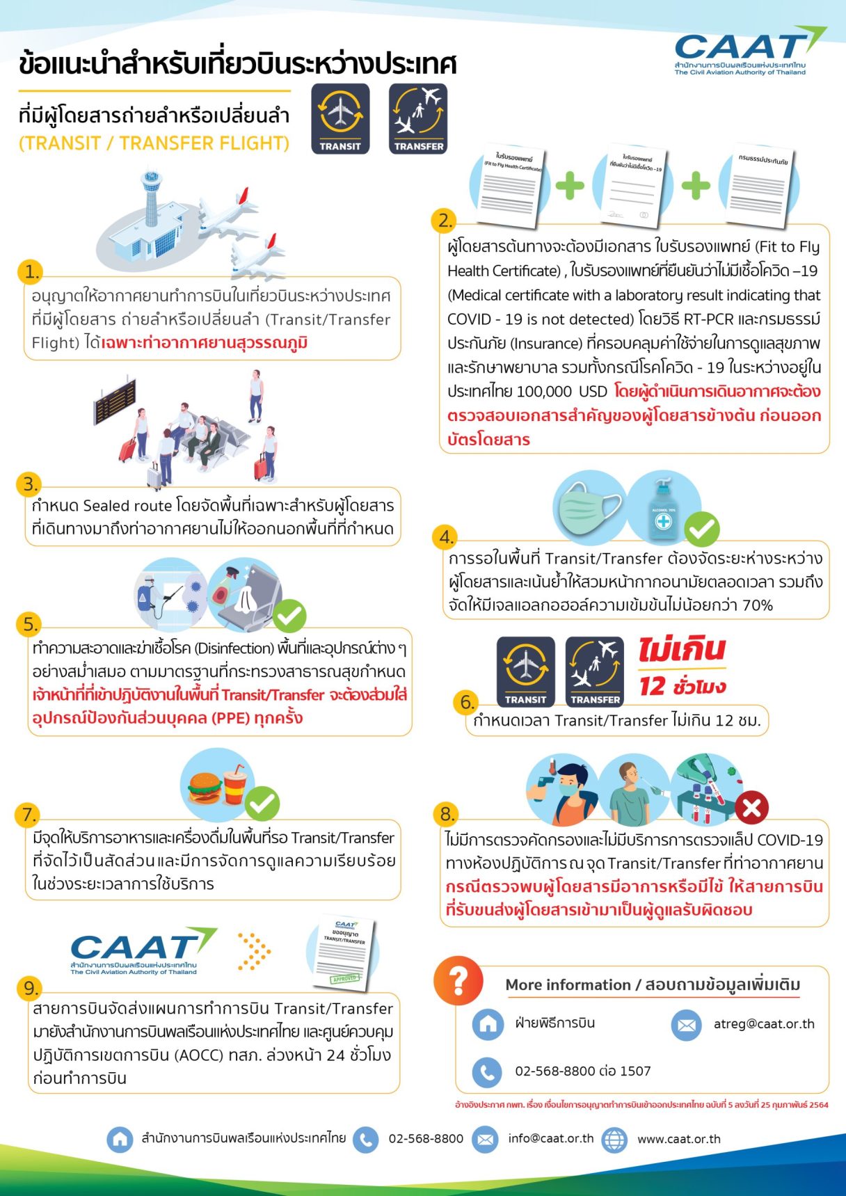 ข้อเเนะนำสำหรับเที่ยวบินระหว่างประเทศ scaled 1