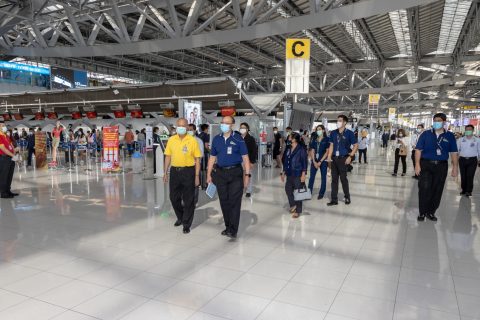CAAT News 10/2564 : CAAT ตรวจสอบท่าอากาศยาน ปฏิบัติตามมาตรการป้องกันโควิด 19 อย่างเข้มงวด