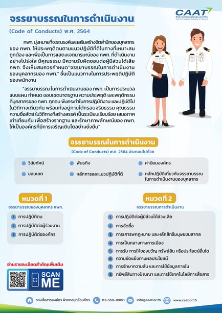 จรรยาบรรณในการดำเนินงานฯ