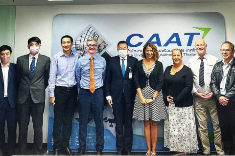 CAAT และ CAAi ประชุม Project Mobilisation Meeting เพื่อเริ่มดำเนินโครงการจ้างที่ปรึกษาในการสนับสนุนการใช้บังคับกฎระเบียบด้านการบินพลเรือนของประเทศไทย (Consultants for Supporting the Implementation of the Thailand Civil Aviation Regulations (TCARs) in the Kingdom of Thailand)
