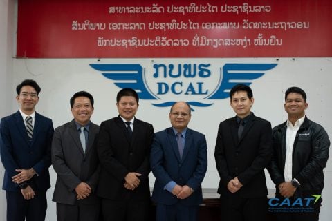 CAAT ส่งผู้ตรวจสอบด้านมาตรฐานสนามบิน เดินทางไปปฏิบัติหน้าที่ร่วมกับ ICAO ตามภารกิจ ICAO APAC Aerodromes Assistance Go-Team Mission ณ สาธารณรัฐประชาธิปไตยประชาชนลาว