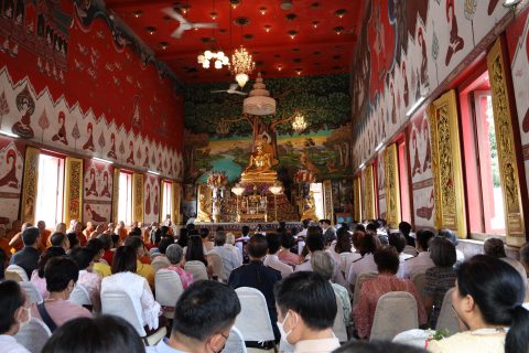 CAAT ร่วมพิธีถวายผ้าพระกฐินพระราชทานของการรถไฟฟ้าขนส่งมวลชนแห่งประเทศไทย ประจำปี 2566 ณ วัดหลักสี่