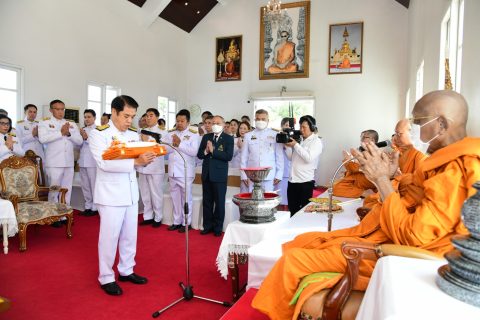 CAAT ร่วมพิธีถวายผ้าพระกฐินพระราชทานกระทรวงคมนาคม ประจำปี 2566