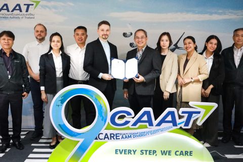CAAT มอบใบรับรองสถาบันฝึกอบรมนายช่างภาคพื้นดินให้บริษัท UAB FL Technics ของสาธารณรัฐลิทัวเนีย