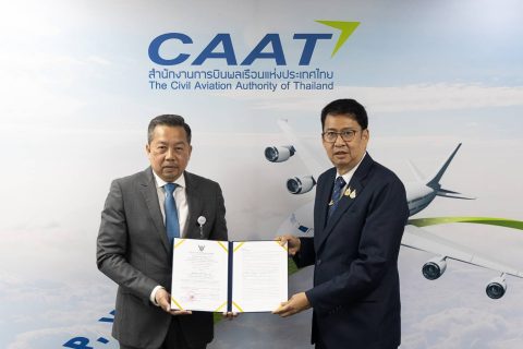 CAAT มอบใบรับรองบริการการเดินอากาศแก่กองทัพเรือ (ทร.) และบริษัท วิทยุการบินแห่งประเทศไทย จำกัด (บวท.)