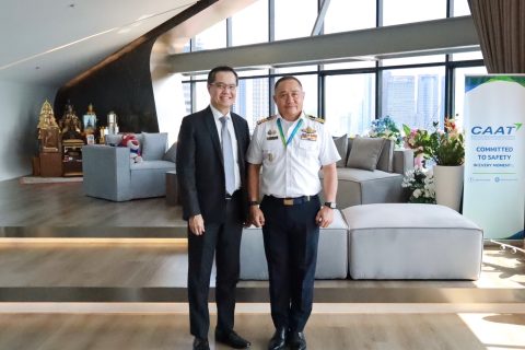 CAAT ต้อนรับผู้บริหารจาก Asia Pacific Sustainable Aviation Centre และ CAAS หารือความร่วมมือด้านเชื้อเพลิงการบินยั่งยืน (SAF)