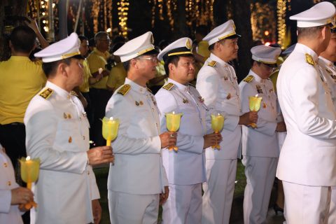 CAAT เข้าร่วมพิธีจุดเทียนถวายพระพรชัยมงคล ณ กระทรวงคมนาคม