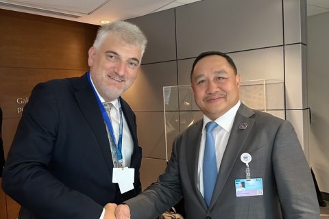 CAAT หารือผู้แทนจากสหภาพยุโรประหว่างการประชุม 42nd of ICAO Assembly