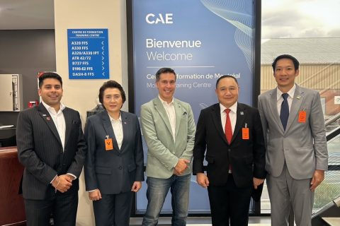 CAAT และ CATC เข้าเยี่ยมบริษัท CAE ชมนวัตกรรมด้านการฝึกอบรมด้านการบิน