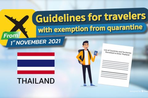 Video guide for travelers with exemption from quarantine from 1 November 2021