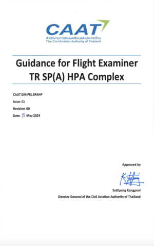 Caat gm pel spahp issue 01 rev.00 guidance for flight examiner tr sp(a) hpa complex