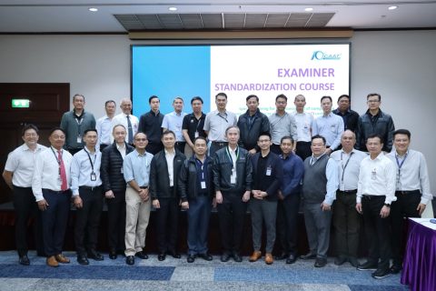 CAAT จัดโครงการฝึกอบรมหลักสูตร Examiner Standardisation Course – Specific training for the assessment of competence of instructors
