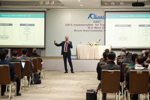 CAAT จัดสัมมนาเชิงปฏิบัติการ “CBTA Implementation for Training Organisations – Flight Crew CBTA” ยกระดับมาตรฐานการฝึกอบรมบุคลากรด้านการบินของไทย (Regulate First)