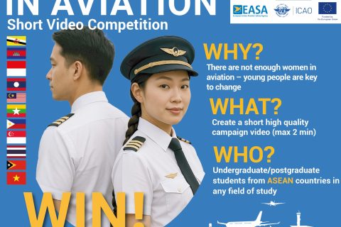 ขอเชิญชวนนักศึกษาร่วมส่งผลงานคลิปวิดีโอสั้น ในหัวข้อ “Bridging the Gap – Young Voices for Gender Equality in Aviation”