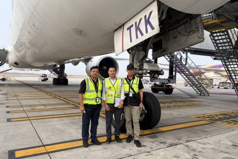 CAAT สนับสนุนการบินไทย ในการตรวจประเมิน SAFA Ramp Inspection เสริมความพร้อมตามมาตรฐานความปลอดภัยสากล