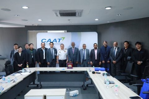 CAAT ร่วมหารือผู้แทนจากสำนักงานการบินพลเรือนแห่งประเทศโอมาน แลกเปลี่ยนองค์ความรู้ด้านการบริหารจัดการห้วงอากาศ