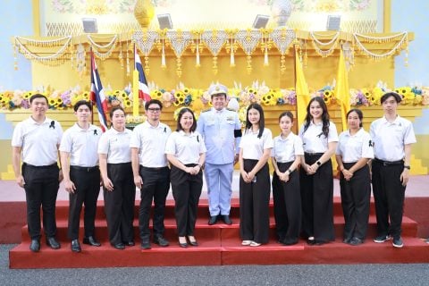 CAAT เข้าร่วมพิธีจุดเทียนถวายพระพรชัยมงคล ณ กระทรวงคมนาคม