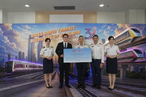 CAAT ร่วมแสดงความยินดีวันคล้ายวันก่อตั้งการรถไฟฟ้าขนส่งมวลชนแห่งประเทศไทย ครบรอบ 34 ปี