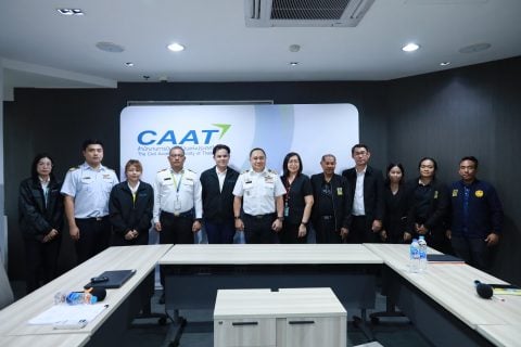 สภากาชาดไทยและกรมป้องกันและบรรเทาสาธารณภัย เข้าพบเพื่อหารือกับ CAAT เพื่อขอแนวทางในการเตรียมความพร้อมการใช้โดรนเพื่อภารกิจป้องกันและบรรเทาสาธารณภัย