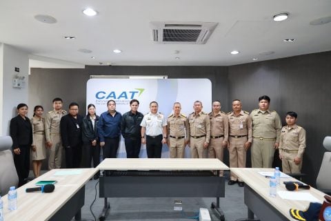 CAAT ให้การต้อนรับคณะ ศรชล. ศึกษาแนวทางกำกับดูแลอากาศยานซึ่งไม่มีนักบิน เตรียมความพร้อมการใช้งาน UAV ในภารกิจทางทะเล