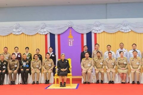 CAAT ร่วมเฝ้าฯ รับเสด็จกรมสมเด็จพระเทพรัตนราชสุดาฯ ในโอกาสเสด็จพระราชดำเนินทรงเปิดอาคารที่พักผู้โดยสารหลังใหม่ ท่าอากาศยานกระบี่