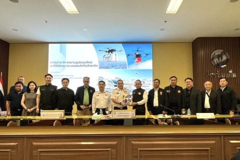 CAAT Advances Discussions on the Application of Unmanned Aircraft and Advanced Air Mobility in PhuketUnder the Phuket Integrated Aviation Industry Development Project